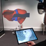 Demonstrating Spatial Exploration and Slicing of Volumetric Medical Data in Augmented Reality with Handheld Devices