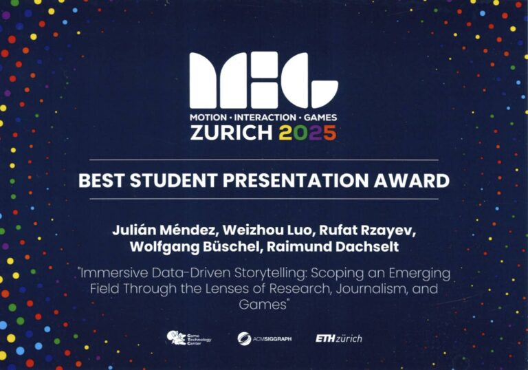 ACM SIGGRAPH MIG 2025 | Interactive Media Lab Dresden