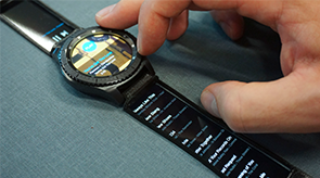 Vorschau für das Forschungsprojekt: Watch+Strap: Extending Smartwatches with Interactive StrapDisplays