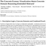 The Concrete Evonne: Visualization Meets Concrete Domain Reasoning (Extended Abstract)